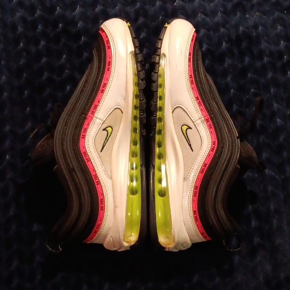 Nike Air max.. size 9 men's. White/pink/blck/lime - Picture 4 of 8